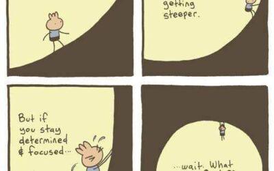 Life is an uphill climb