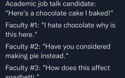 Academic job talk