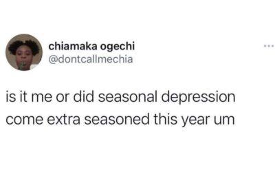 Seasonal depression