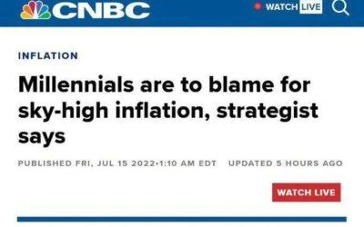 “Millenials are to blame”